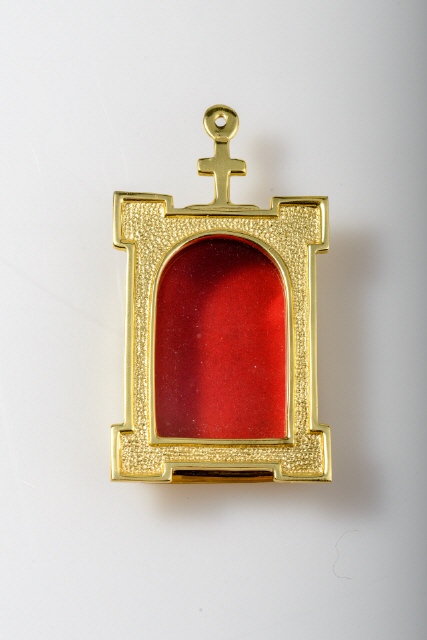 Wand Reliquiar vergoldet (30-594)